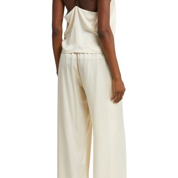 Tranquil Silk Vest & High-Waist Trouser Duo - Image 3
