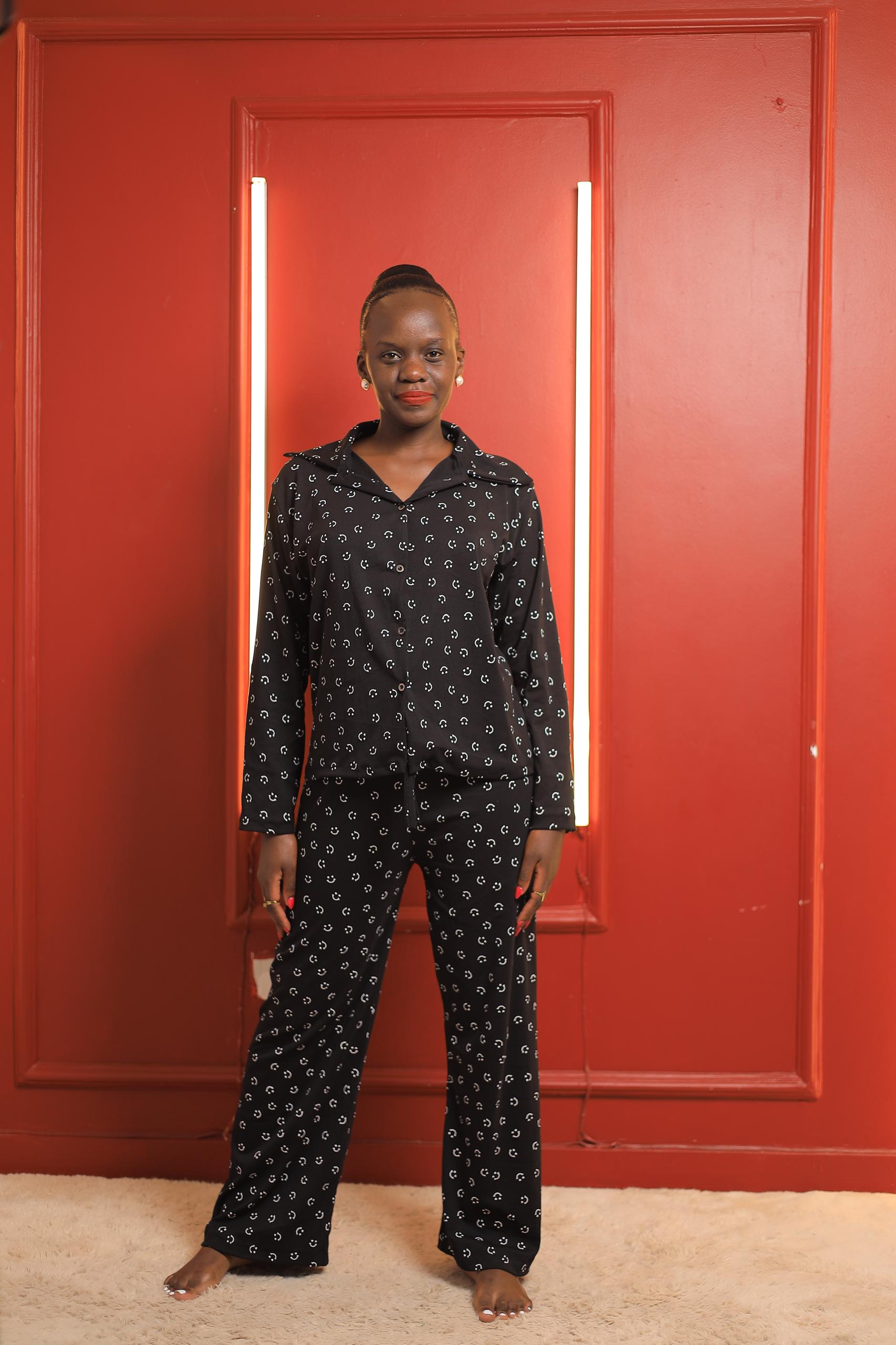 Button Down Cozy Cotton Pajamas - Image 2